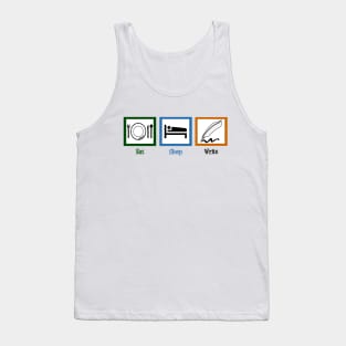 Eat Sleep Write Tank Top